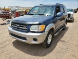 2001 Toyota Sequoia SUV SUV 4WD V8, 4.7L , Fuel Type: G , Transmission: A4