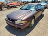 1997 Ford Mustang Coupe Car RWD V6, 3.8L , Fuel Type: G , Transmission: 0 ,