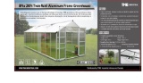 8Ft x 20Ft Twin Wall Green House TMG-GH820