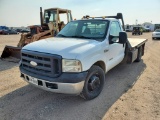 2007 Ford F-350 Super Dut Flatbed Truck *NON-OPERABLE* 4X2 V8, 6.0L T , Fue