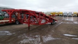 1991 Shopmade AC Car Hauler , Length: 32' , Tandem , Gooseneck , Color: Red