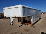 1999 Cm Enclosed Shop Trailer , Length: 27' , Tandem , Gooseneck , Color: W