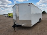 2014 Covered Wagon Enclosed Trailer , Length: 24' , Tandem , Bumper Hitch ,