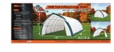 20Ft x 30Ft x 12Ft Peak Ceiling Storage Shelter C/W: Commercial fabric, rol