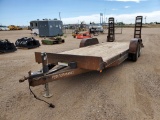 2008 Performance Equipment Trailer , Length: 20' , Tandem , Bumper Hitch ,