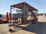 Shopmade 2 Teir Smoker Trailer Support Jack on Every Corner , Length: 20' ,