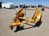 Shopmade Reel Trailer , Length: 8' , Single , Pintle , Asset #: R1-18