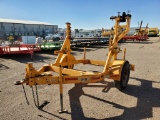 1997 Shopmade Reel Trailer , Length: 8' , Single , Pintle , Color: Yellow ,