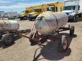 Shopmade Tanker Trailer , Length: 8' , Framed Axles , Drop Pin , Color: Sil