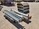 (2) Pallets of Pallet Jack Shelving Arms/Decking
