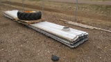 (46) Sheets of Steel Siding 20' (4) Pieces Have Vent Holes
