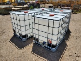 (4) 250 Gallon Water/Chemical Cubes