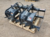 Stout Unused 66-9 Hydraulic Brush Grapple w/Skid Steer Quick Attach