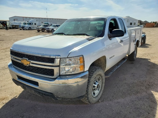 2012 Chevrolet Silverado Ext. Cab Service Truck