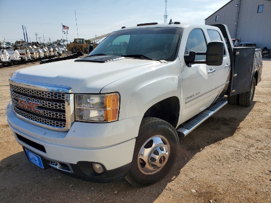 2012 Gmc Sierra 3500hd Crew Cab Service Bed Truck