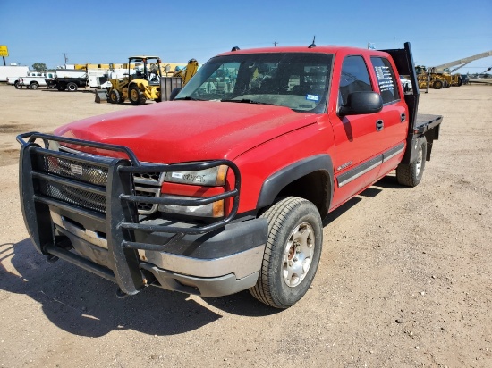 2005 Chevrolet Silverado Single Cab Flatbed Truck
