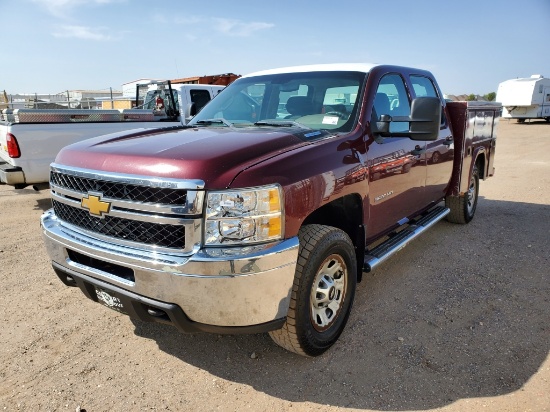 2012 Chevrolet Silverado Crew Cab Service Truck