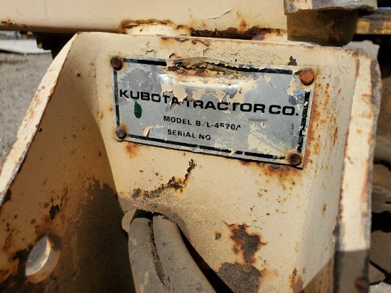 Kubota Hydraulic Backhoe Attachment