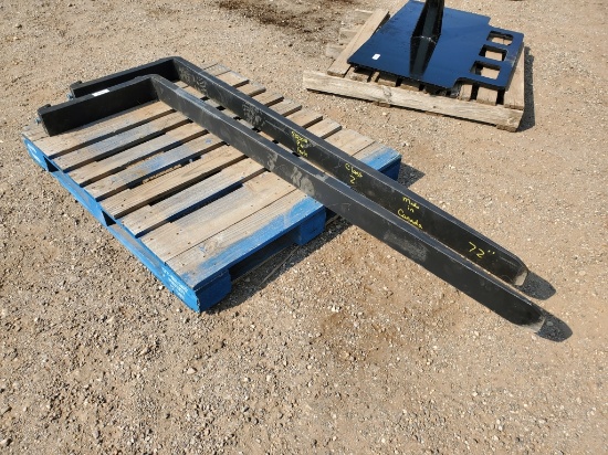 Cascade Brand 72" Class 2 Fork Lift Forks