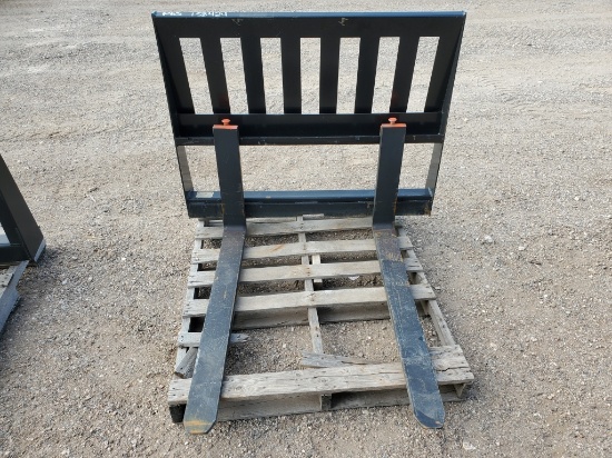 42" Pallet Fork W/skid Steer Quick Attach