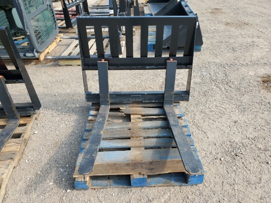 42" Pallet Fork W/skid Steer Quick Attach