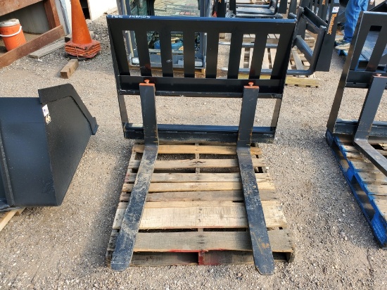 42" Pallet Fork W/skid Steer Quick Attach