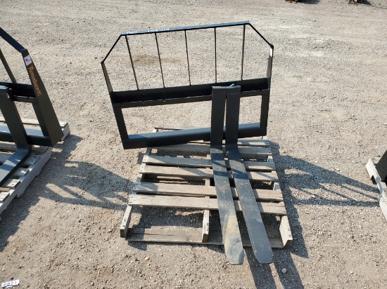 42" Pallet Fork W/skid Steer Quick Attach