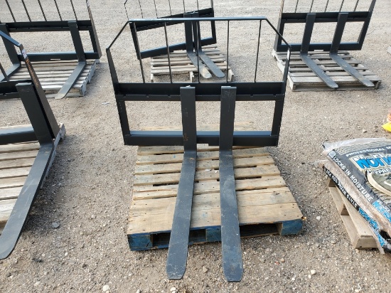 42" Pallet Fork W/skid Steer Quick Attach