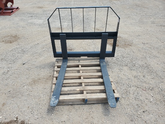 42" Pallet Fork W/skid Steer Quick Attach