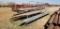 Double Tree Pipe Rack W/contents Of Galvanized &
