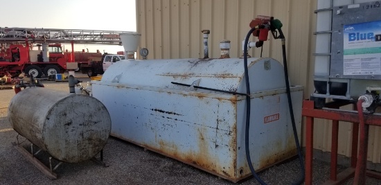 Diesel Fuel Tank W/dial Gauge, 120volt Pump, Hose