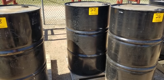 55 Gallon Drum 2/3 Full Of 15w-40 Engine Oil