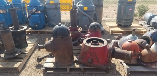 (2) Bases, (2) Right Angel Drives 50hp 1-1, 30hp