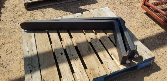 Pair Of Forklift Forks
