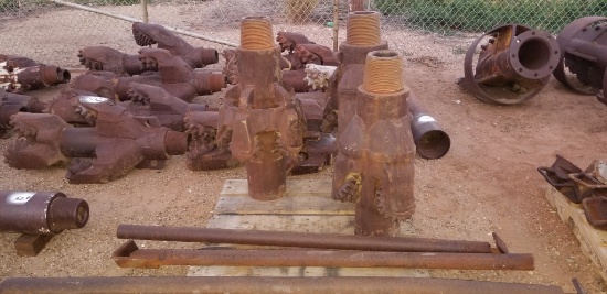 (3) Hole Openers With Hang On Pipes