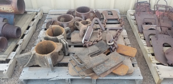 Assorted Pump Elevators & Plates & Lifting Chains