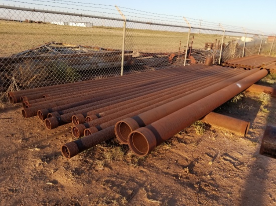 20' (2) 8", (15) 4" Well Casing For Fencing