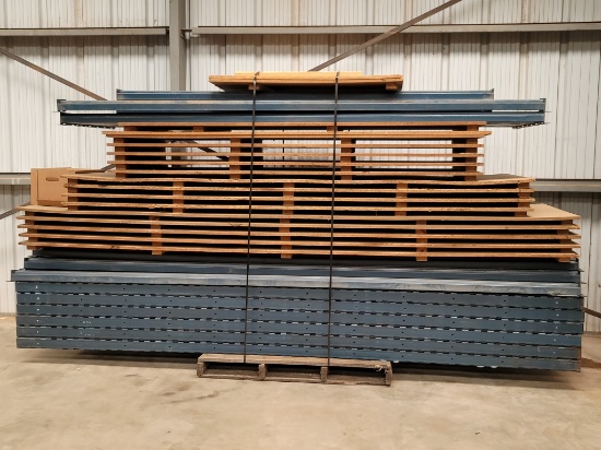 Sections Pallet Rack W/ (17) 12', (8) 10', (10) 8'