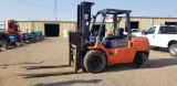 Toyota 7fgau50 Forklift W/side Shift