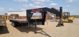 1998 Big Tex Goose Neck Utility Flatbed Trailer