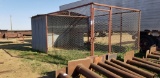 10'x20' Pipe Framed Chain Link Goat Pen