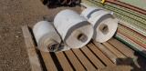 (3) Rolls Of White Plastic Flowline