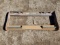 Skid Steer Attach Frame