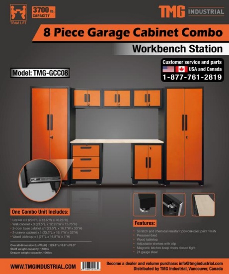 Workstation combo 8-pc New Unused