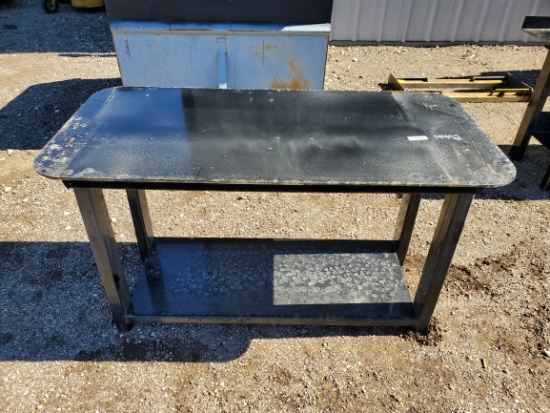 30x57 Black Small Table 5/16 top