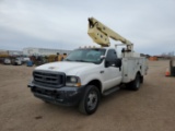 2002 Ford F550 Super Duty  Regular Cab Chassis Bucket Truck
