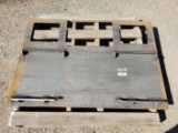 Skid Steer Plate w/ Gaurd (5/16)