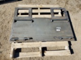 Skid Steer Plate w/ Gaurd (5/16)