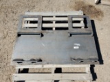 Skid Steer Plate w/ Gaurd (5/16)