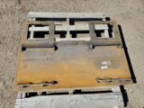 Skid Steer Plate w/ Gaurd (5/16)